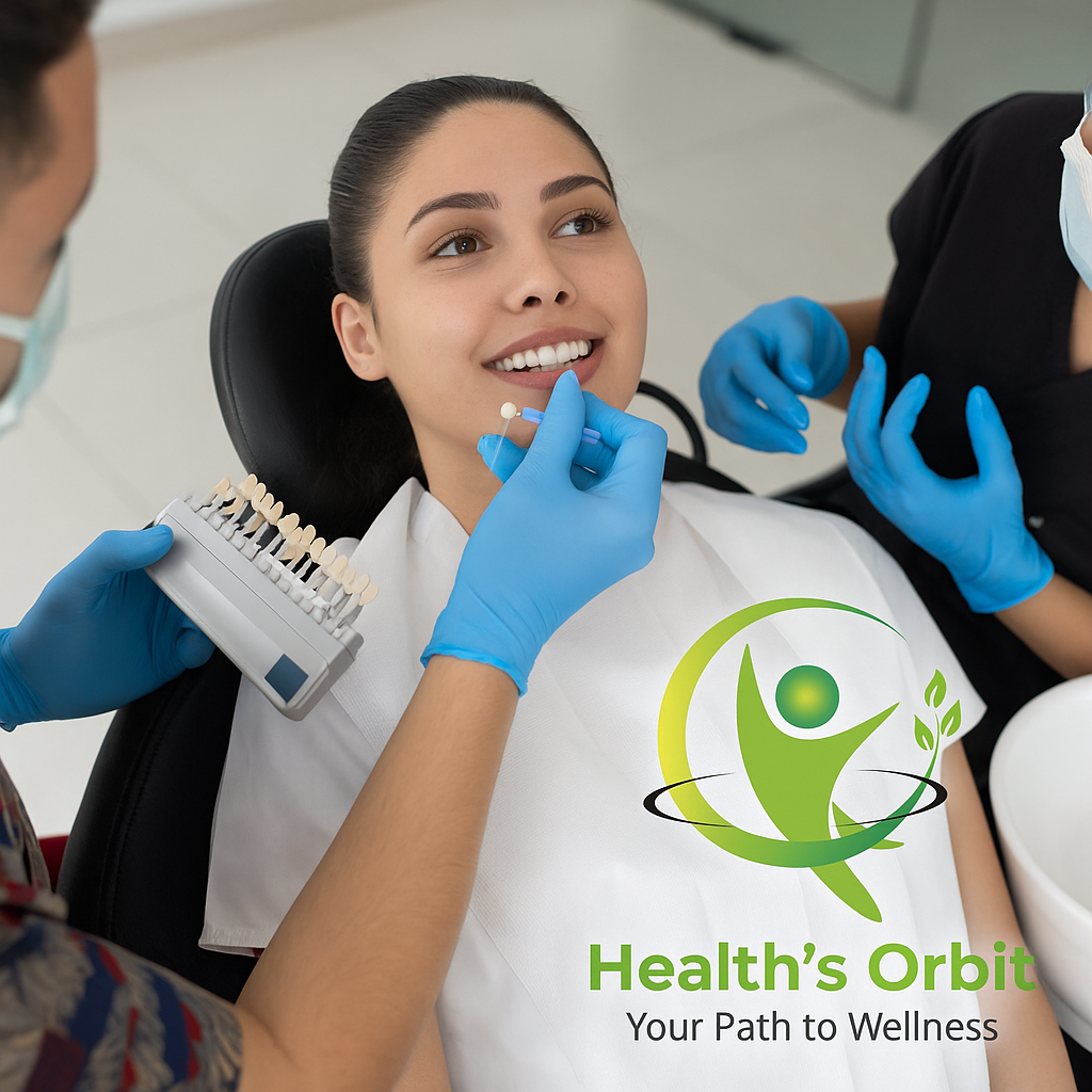 Dental veneers for lacking teeth