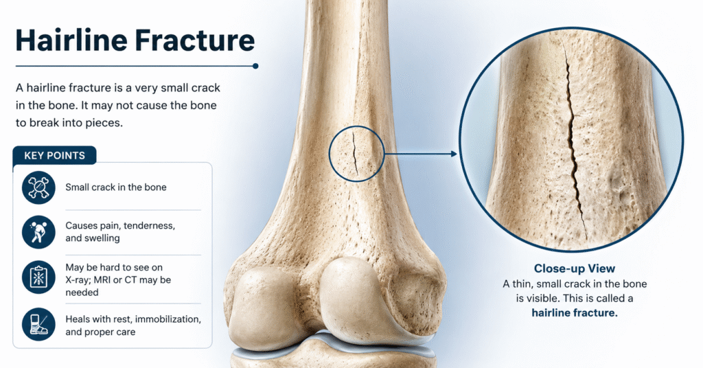 hairline fracture