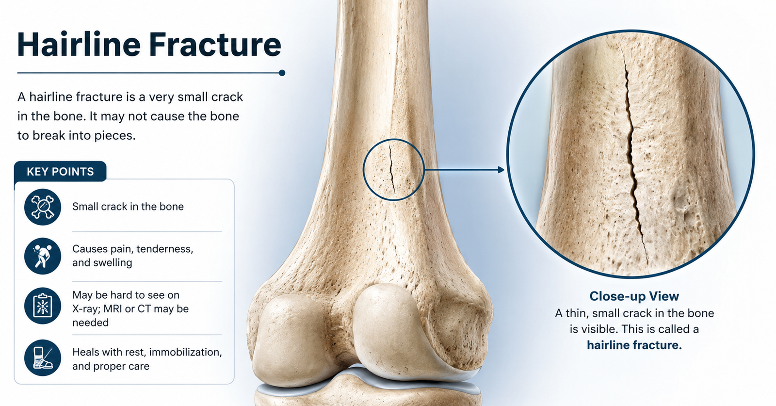 hairline fracture