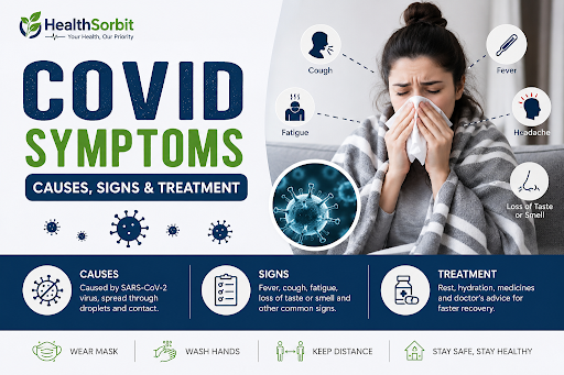 Covid Symptoms, Causes, Signs & Treatment